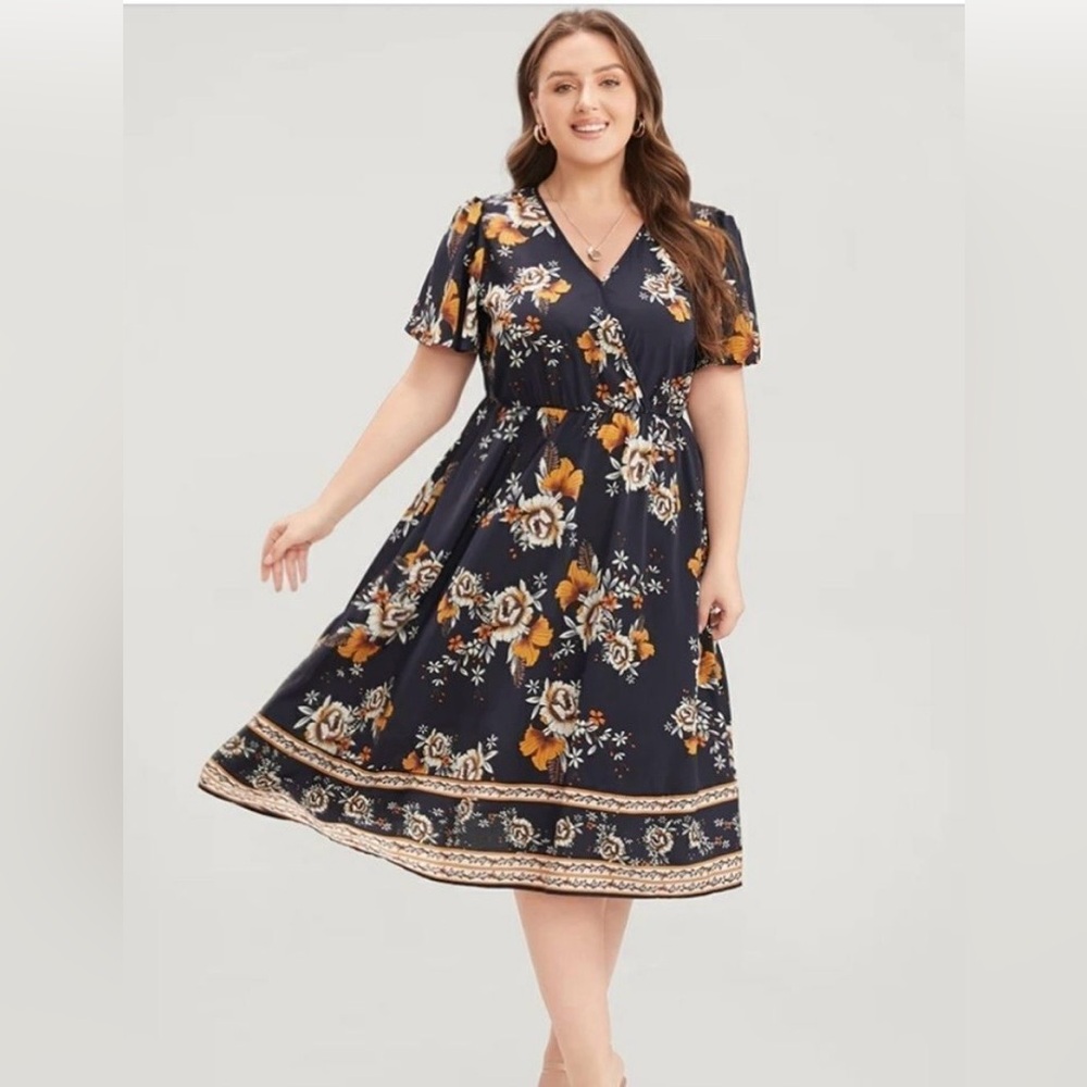 NWT BloomChic floral dress 14-16